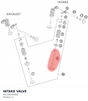 Diagram preview: INTAKE VALVE (90136030000)