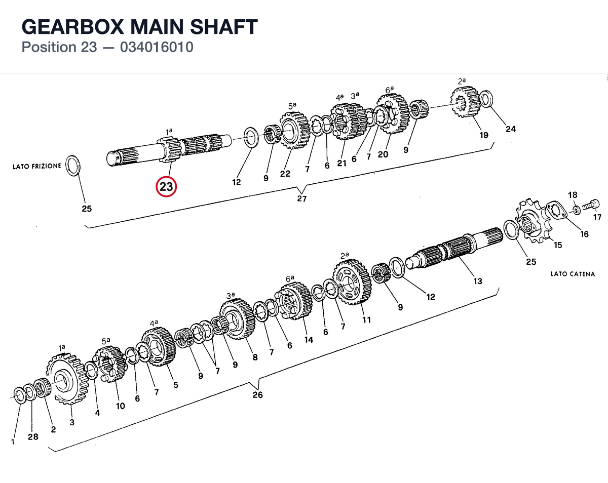 GEARBOX MAIN SHAFT