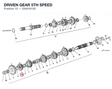 DRIVEN GEAR 5TH SPEED