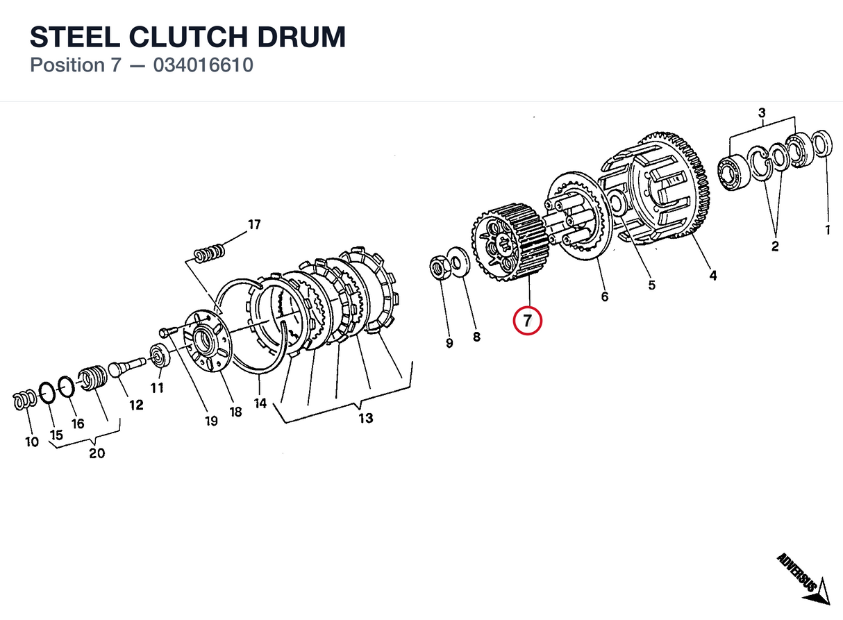 STEEL CLUTCH DRUM