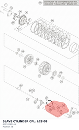 Diagram preview: SLAVE CYLINDER CPL. LC8 08 (60032061244)