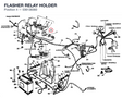FLASHER RELAY HOLDER