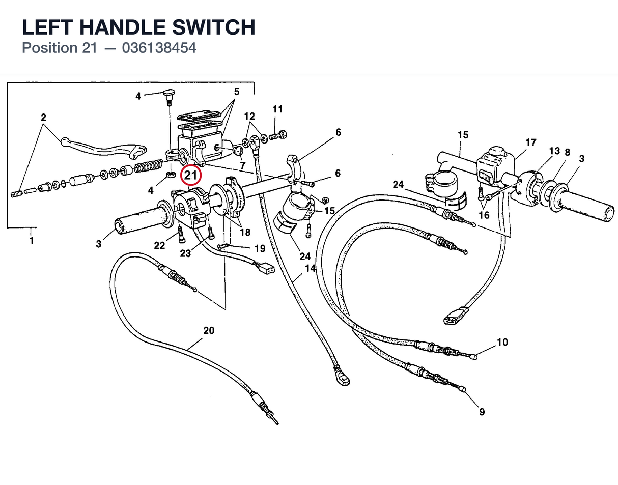 LEFT HANDLE SWITCH