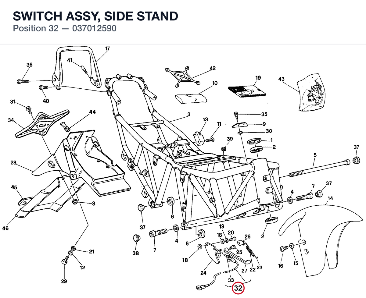 SWITCH ASSY, SIDE STAND
