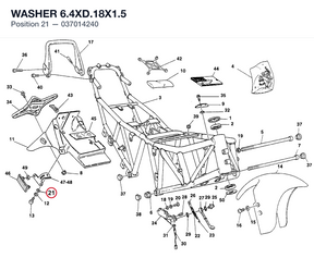 WASHER 6.4XD.18X1.5