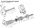 CLUTCH/CRANKSHAFT GEARS
