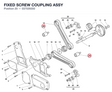 FIXED SCREW COUPLING ASSY 037029350 diagram position