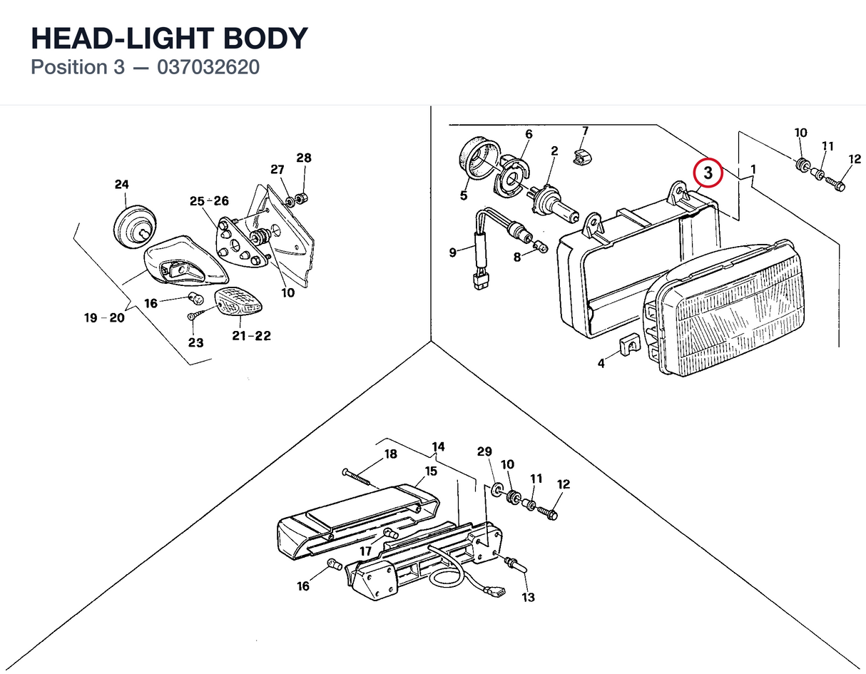 HEAD-LIGHT BODY