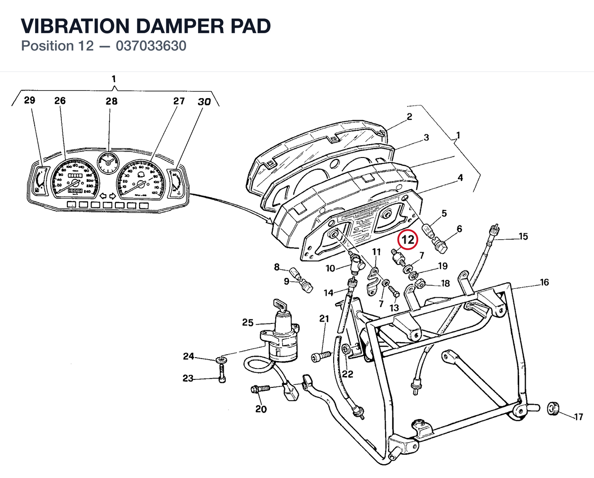 VIBRATION DAMPER PAD