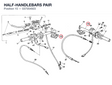 HALF-HANDLEBARS PAIR