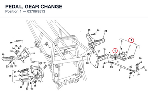 PEDAL, GEAR CHANGE