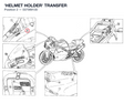 'HELMET HOLDER' TRANSFER