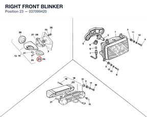 RIGHT FRONT BLINKER