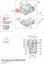 Diagram preview: HH collar screw M8x35 TX40 (C0000250803500)