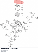 Diagram preview: FLAT-HEAD SCREW M6 (93006039000)