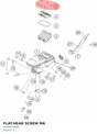 Diagram preview: FLAT-HEAD SCREW M6 (93006039000)
