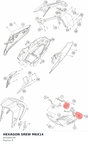 Diagram preview: HEXAGON SREW M6X14 (J025060144)