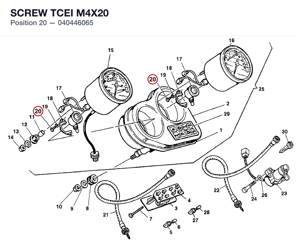 SCREW TCEI M4X20