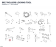 BELT ROLLERS LOCKING TOOL