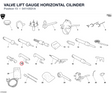 VALVE LIFT GAUGE HORIZONTAL CILINDER