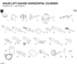 VALVE LIFT GAUGE HORIZONTAL CILINDER