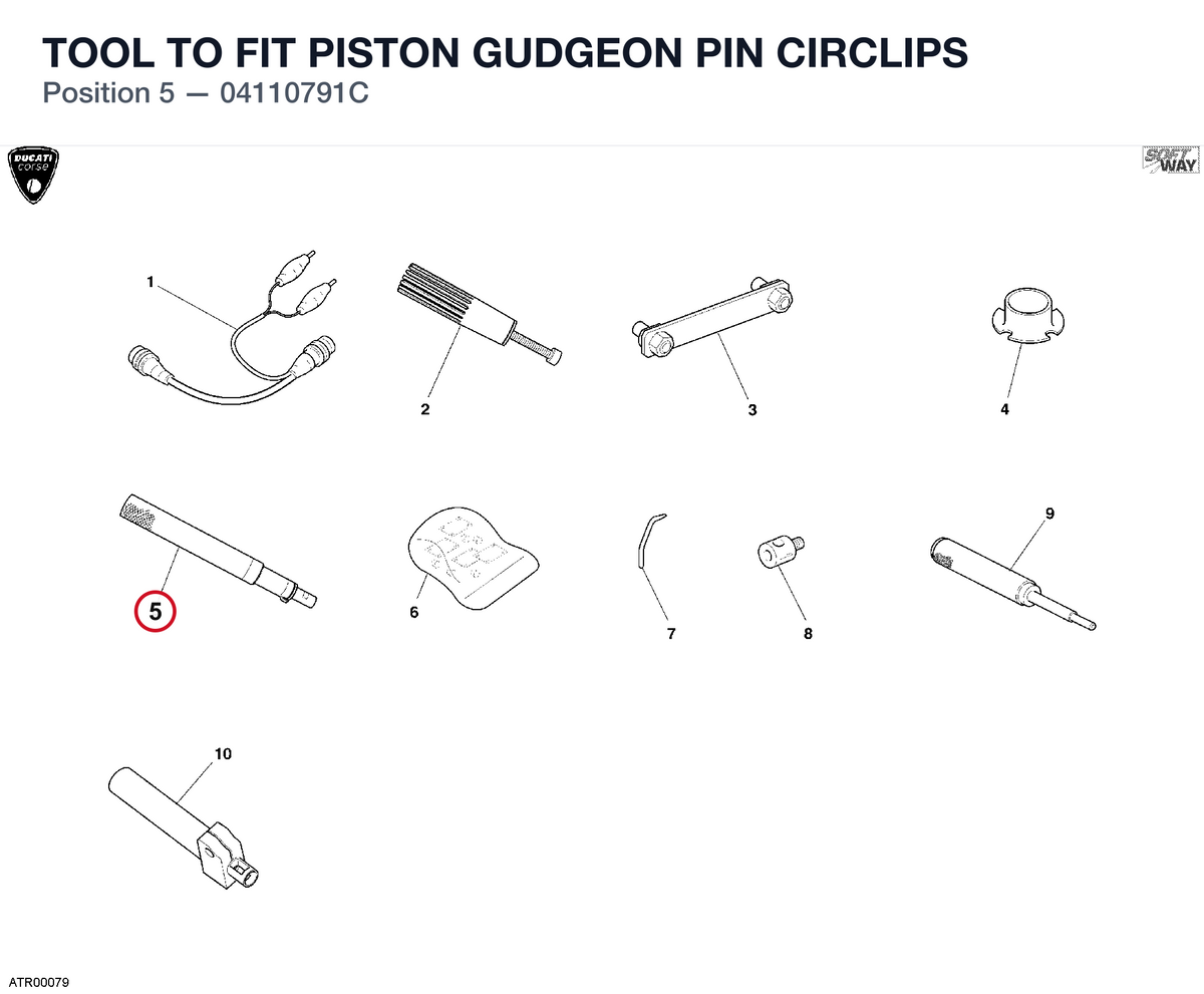 TOOL TO FIT PISTON GUDGEON PIN CIRCLIPS