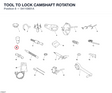 TOOL TO LOCK CAMSHAFT ROTATION