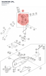Diagram preview: SILENCER CPL. (90505083033)