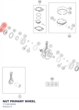 Diagram preview: NUT PRIMARY WHEEL (77230029000)