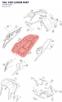 Diagram preview: TAIL END LOWER PART (93008019000)
