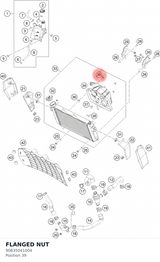 Diagram preview: FLANGED NUT (90835041004)