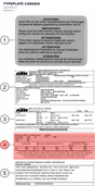 Diagram preview: TYPEPLATE CANADA (LI22-619-12)