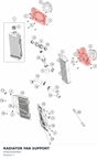 Diagram preview: RADIATOR FAN SUPPORT (A58035043000)