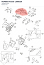Diagram preview: NUMBER PLATE CARRIER (76008015000)