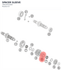 Diagram preview: SPACER SLEEVE (78933032000)