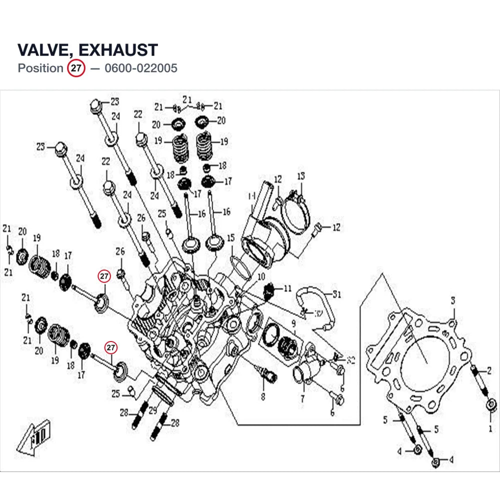 VALVE, EXHAUST product image