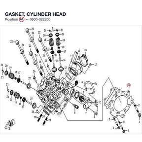 GASKET, CYLINDER HEAD product image