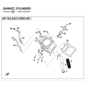GASKET, CYLINDER product image