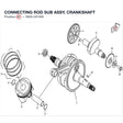 CONNECTING ROD SUB ASSY, CRANKSHAFT product image