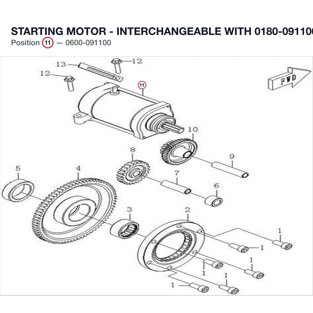 STARTING MOTOR product image
