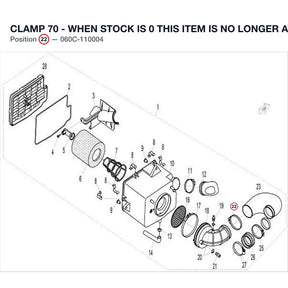 CLAMP 70 - WHEN STOCK IS 0 THIS ITEM IS NO LONGER AVAILABLE product image