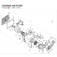 HOUSING, AIR FILTER product image