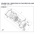 HOUSING, FAN - WHEN STOCK IS 0 THIS ITEM IS NO LONGER AVAILABLE product image