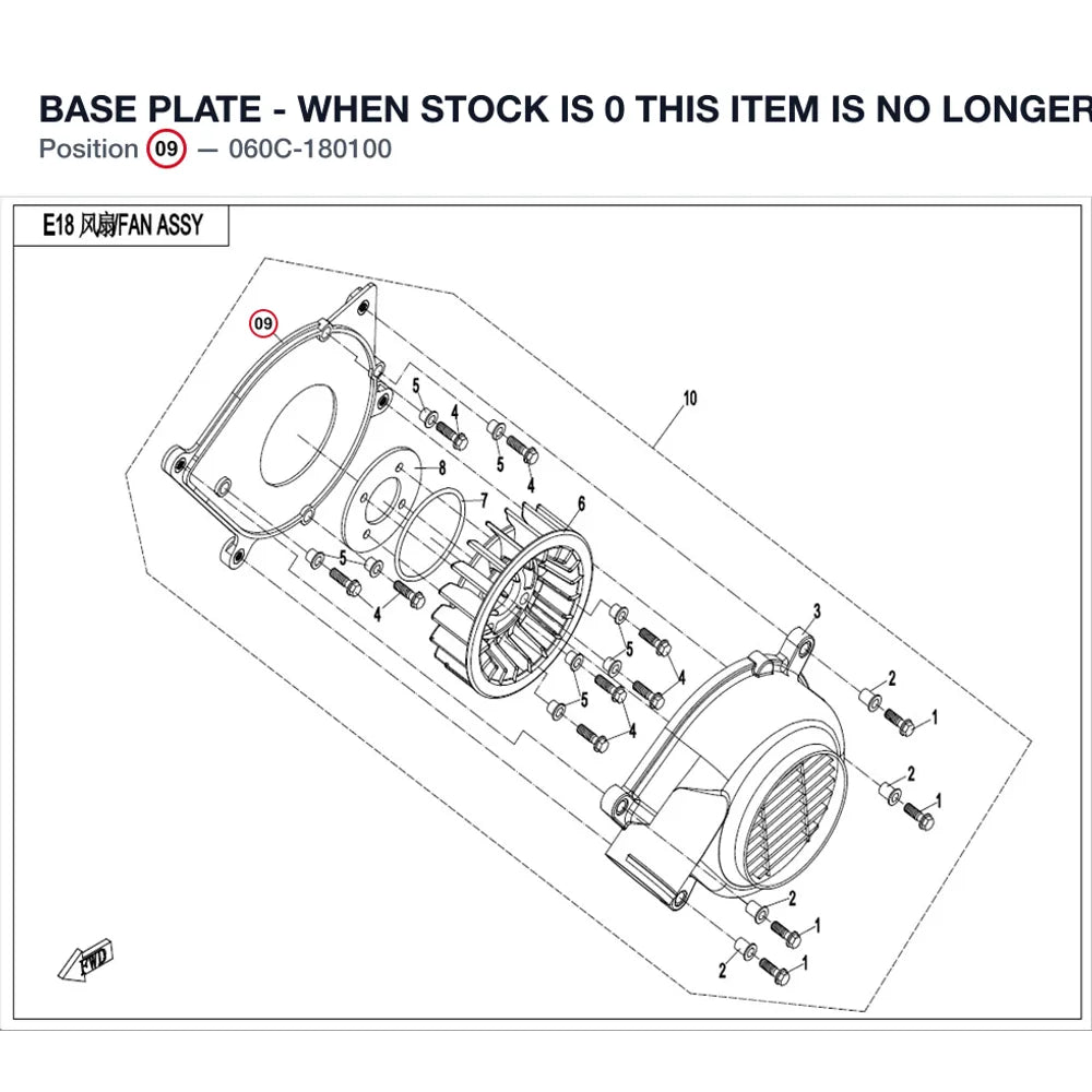 BASE PLATE - WHEN STOCK IS 0 THIS ITEM IS NO LONGER AVAILABLE product image
