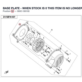 BASE PLATE - WHEN STOCK IS 0 THIS ITEM IS NO LONGER AVAILABLE product image