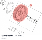Diagram preview: FRONT WHEEL ASSY. BLACK (96309097044C1)