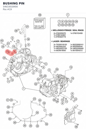 Diagram preview: BUSHING PIN (54633018400)