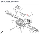 VALVE GUIDE, OVERSIZED