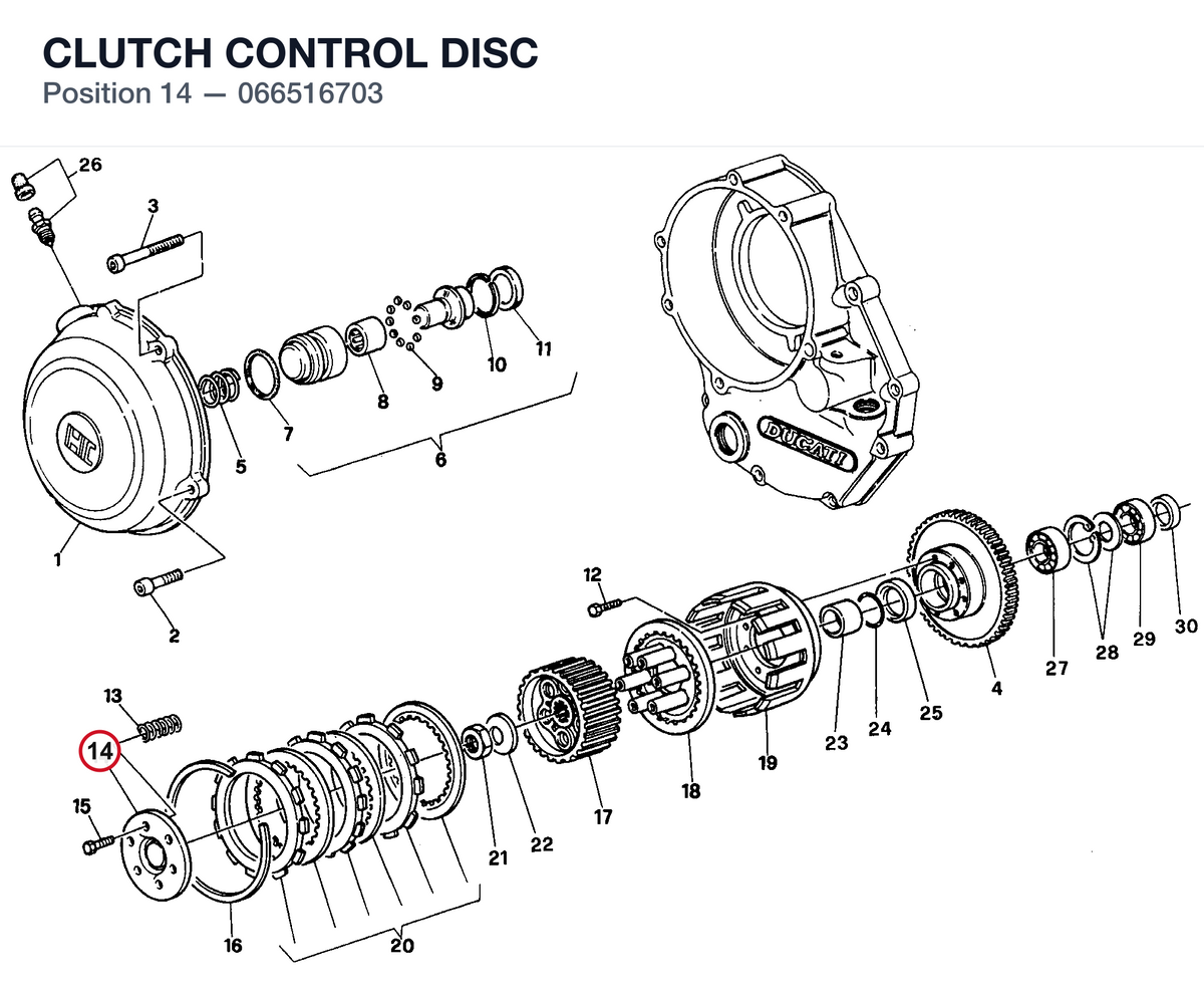 CLUTCH CONTROL DISC