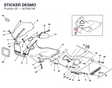 STICKER DESMO 067085796 diagram position